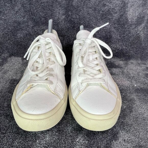 Veja Campo Leather White Almond Women’s 9 - Picture 2 of 8